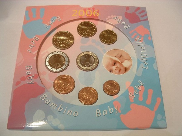 (afbeelding voor) Baby set DUITSLAND 2006 BU uitgave De Ruiter